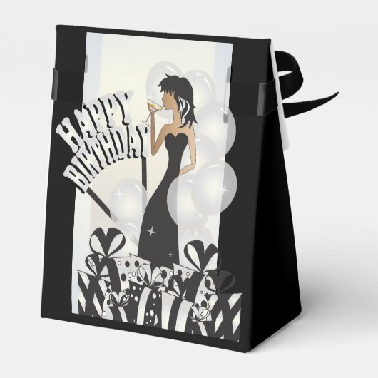 Ballotins Joyeux anniversaire Diva Girl | Nom do-it-yourself (Arrière)