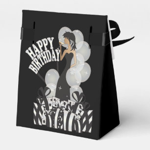 Ballotins Joyeux Anniversaire Fille Diva Nom DIY Blanc