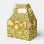 Ballotins Joyeux anniversaire Gable Ballotin Gold (Arrière)