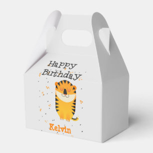Ballotins Joyeux anniversaire joli tigre mignon nom personna