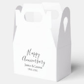 Ballotins Joyeux anniversaire mariage nom date année simple  (Ouvert)