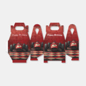 Ballotins Joyeux Anniversaire Red Race Car (Déplié)