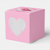 Ballotins Joyeux Anniversaire Rose photo ronde (Verso)