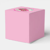 Ballotins Joyeux Anniversaire Rose photo ronde (Arrière)