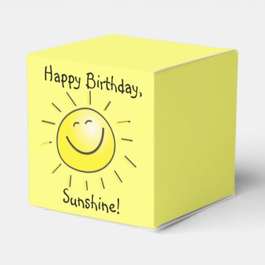 Ballotins Joyeux anniversaire, soleil ! (Arrière)