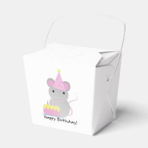 Ballotins Joyeux Anniversaire Souris de Fête Mignonne