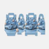 Ballotins Joyeux Ballons de course Blue Anniversaire (Déplié)