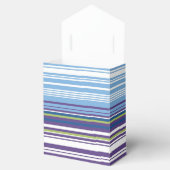 Ballotins joyeux bleu violet blanc rayé (Ouvert)
