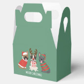 Ballotins Joyeux Buldogs français de Noël (Ouvert)