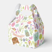 Ballotins Joyeux Bunny de Pâques modèle floral (Arrière)