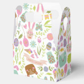 Ballotins Joyeux Bunny de Pâques modèle floral (Ouvert)