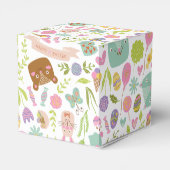 Ballotins Joyeux Bunny de Pâques modèle floral (Arrière)