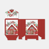 Ballotins Joyeux cadeau de la maison de Noël (Déplié)