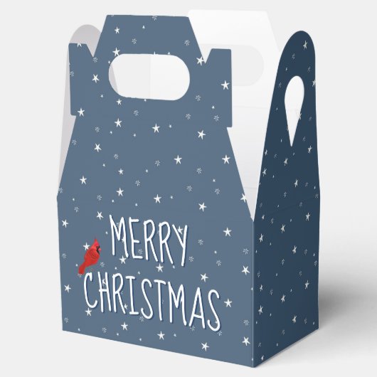 Ballotins Joyeux Cardinal de Noël sur le Ballotin des étoile (Ouvert)