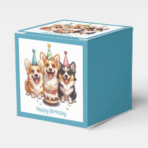 Ballotins Joyeux Chiens de Corgi d'anniversaire