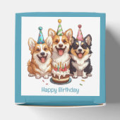 Ballotins Joyeux Chiens de Corgi d'anniversaire (Haut)