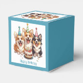 Ballotins Joyeux Chiens de Corgi d'anniversaire (Arrière)