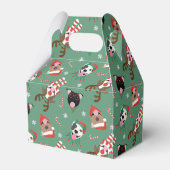 Ballotins Joyeux Chiens taureaux de marque de Noël (Arrière)