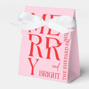 Ballotins Joyeux et rouge vif Noël