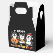 Ballotins Joyeux Hallothanksmas Penguins Noël Penguin Fa (Ouvert)