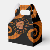 Ballotins Joyeux Halloween Ballotin crâne orange Gable (Arrière)