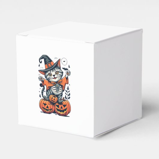 Ballotins Joyeux Halloween Chat Sorcière (Verso)