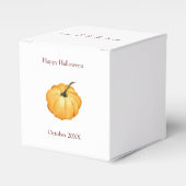 Ballotins Joyeux Halloween citrouille orange mignon avec dat (Verso)