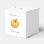 Ballotins Joyeux Halloween citrouille orange mignon avec dat (Arrière)