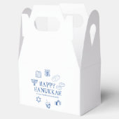 Ballotins Joyeux Hanoukka bleu blanc nom de famille personna (Ouvert)