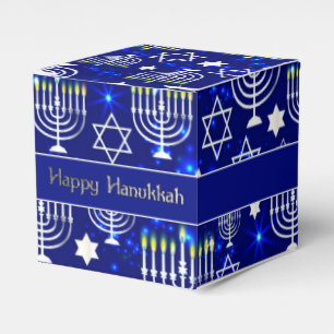 Ballotins Joyeux Hanoukka Menorah Cube