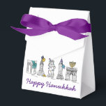 Ballotins Joyeux Hanoukka NYC New York City Chanukah Holiday<br><div class="desc">Il présente une illustration originale en stylo et en encre de divers monuments de New York "habillés" pour la saison des fêtes. Parfait pour Hanoukka ! Ne vois-tu pas ce que tu cherches ? Vous avez besoin d'aide pour la personnalisation ? Contactez Rebecca pour avoir quelque chose conçu pour vous....</div>