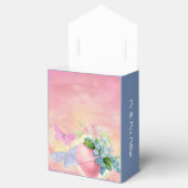 Ballotins Joyeux Monogramme Oeuf de Pâques Aquarelle Bleu pe (Ouvert)