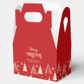 Ballotins Joyeux Noël, beige rouge du milieu du siècle (Ouvert)