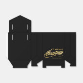 Ballotins Joyeux Noël Black & Gold (Déplié)