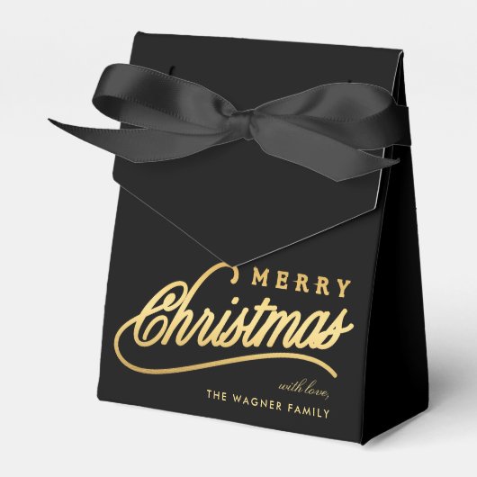 Ballotins Joyeux Noël Black & Gold (Verso)
