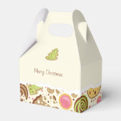 Ballotins Joyeux Noël Boîte à cookies personnalisés (Verso)