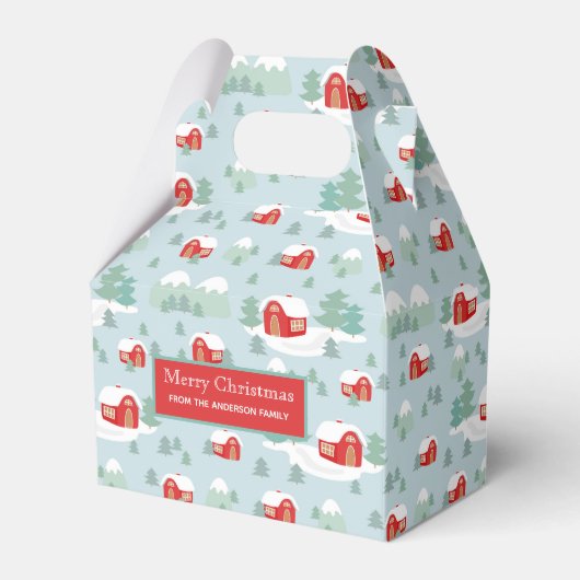 Ballotins Joyeux Noël Cabine rouge Nom personnalisé (Verso)