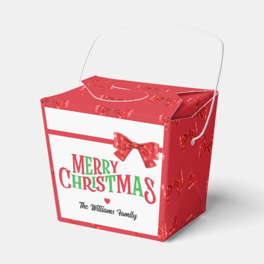 Ballotins Joyeux Noël Coquette Red Bow (Verso)