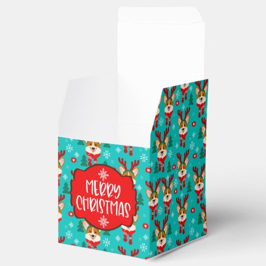 Ballotins Joyeux Noël Corgi Chien Ballotin (Ouvert)