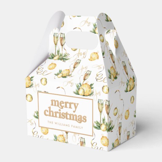 Ballotins Joyeux Noël d'or (Arrière)