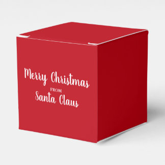 Ballotins Joyeux Noël du Père Noël Carré Rouge