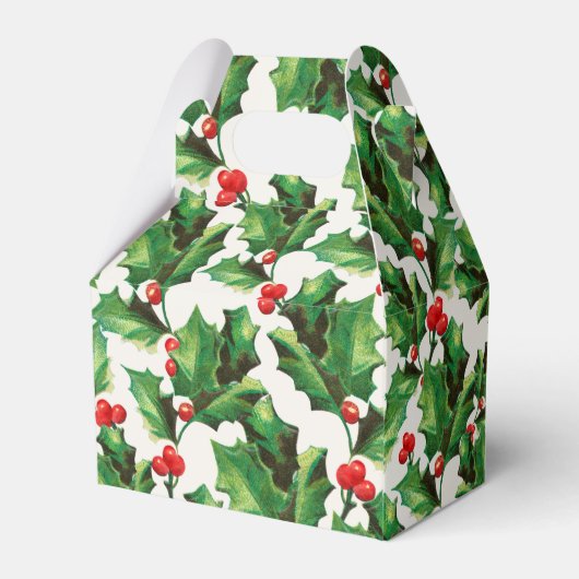 Ballotins Joyeux Noël et Joyeux Nouvel An Holly (Arrière)