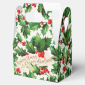 Ballotins Joyeux Noël et Joyeux Nouvel An Holly (Ouvert)