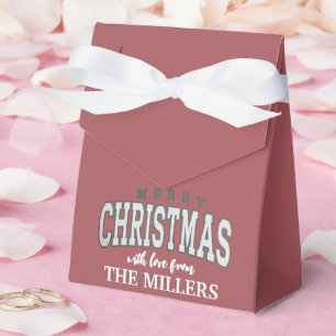 Ballotins Joyeux Noël Fête de Famille Personnalisée 2025