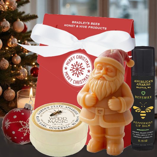 Ballotins Joyeux Noël Flocon de neige blanc sur l'Apière rou