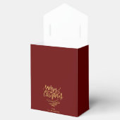 Ballotins Joyeux Noël Gold Script Typographie (Ouvert)