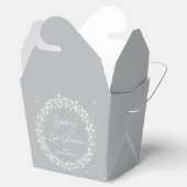 Ballotins Joyeux Noël gris éclatant (Ouvert)