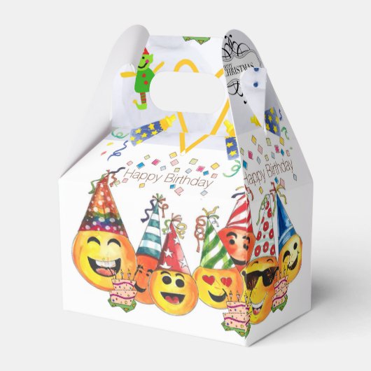 Ballotins Joyeux Noël Joyeux anniversaire Gable Ballotin (Arrière)