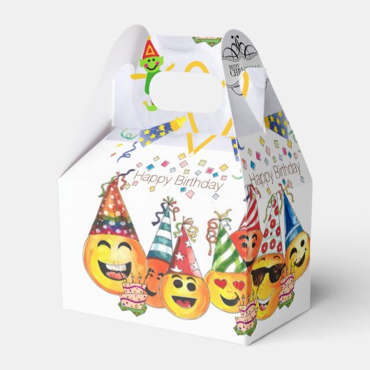 Ballotins Joyeux Noël Joyeux anniversaire Gable Ballotin (Verso)