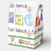 Ballotins Joyeux Noël Joyeux anniversaire Gable Ballotin (Ouvert)